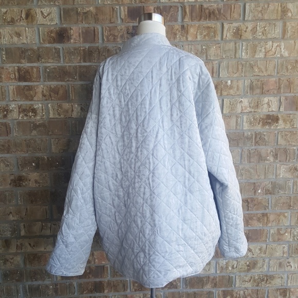 SOLD!! EILEEN FISHER Silk Mandarin Collar Jacket - Large - Picture 2 of 6